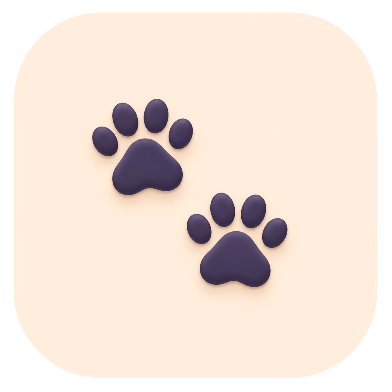 Paw Print Icon - Raffle Rocket Paw Print Icon