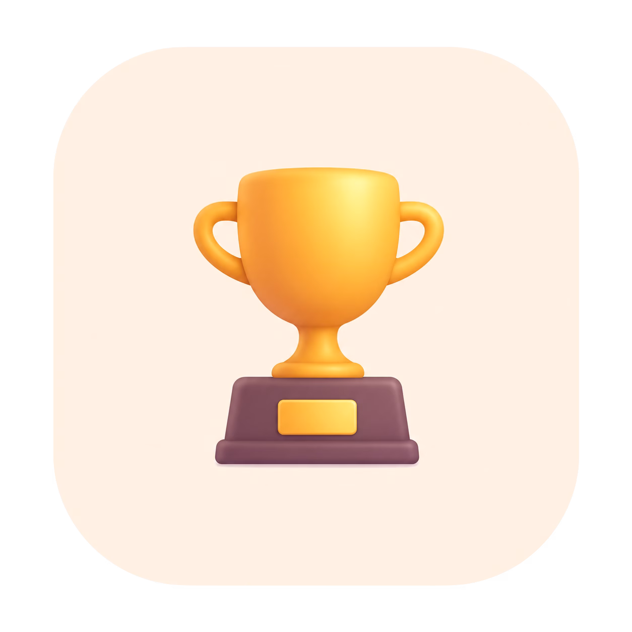 Trophy Icon - Raffle Rocket Trophy Icon